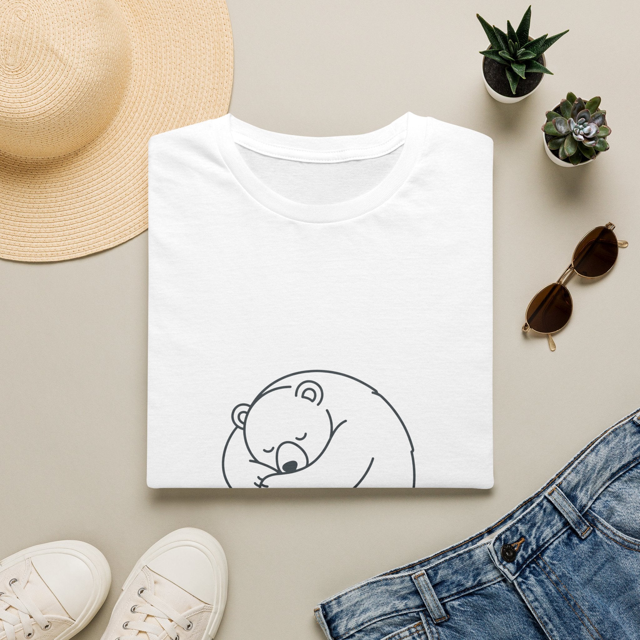 do not disturb bear tee